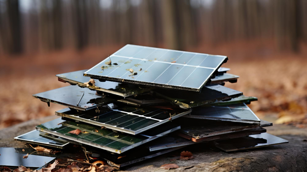 Picture of Disposed Solar Panels