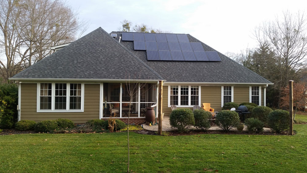 Picture of a Home with Solar Panels