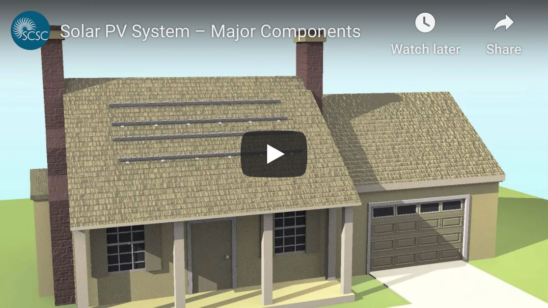 Link to the Solar PV System- Major Components Video