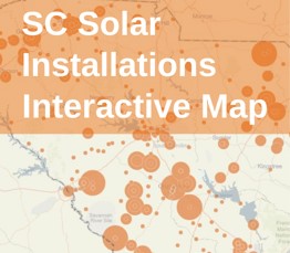 Map of solar installations
